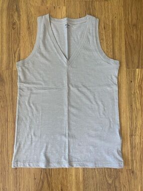 BNWT Madewell Whisper Cotton V-Neck Tank Size XS